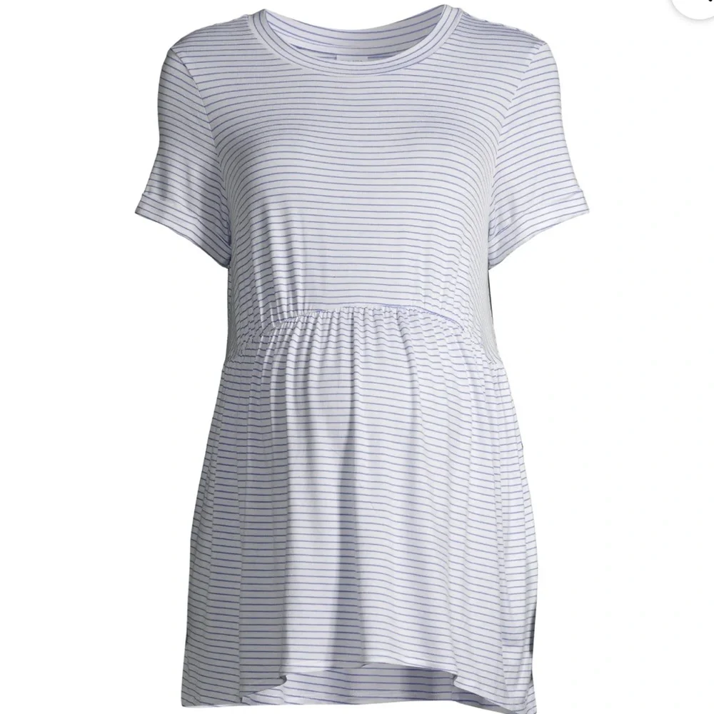 Maternity Babydoll Short Sleeve T-Shirt - Picture 6 of 6